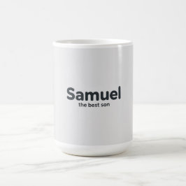 Samuel The Best Son Kaffemugg