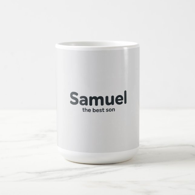 Samuel The Best Son Kaffemugg (Center)