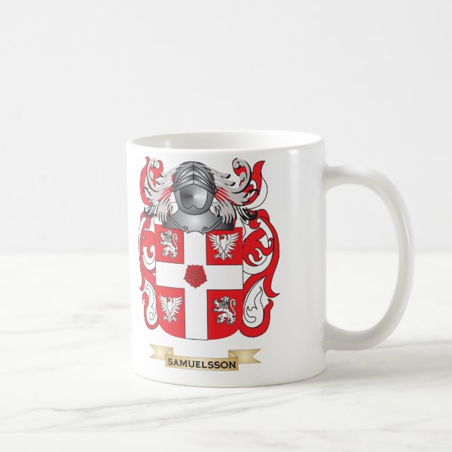 Samuelsson vapensköld (familjvapenskölden) kaffemugg (Höger)