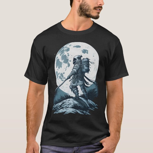 samuraastronaut t shirt (Framsida)