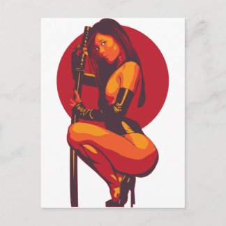 Samurai 11 vykort