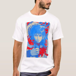 Samurai anime manga t shirt