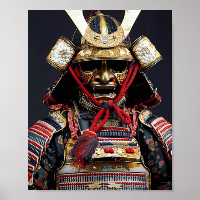 Samurai armor Art Poster väggkonst-utskrift (Framsidan)