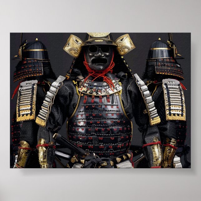 Samurai armor Poster den digitala utskrifts-väggen (Framsidan)