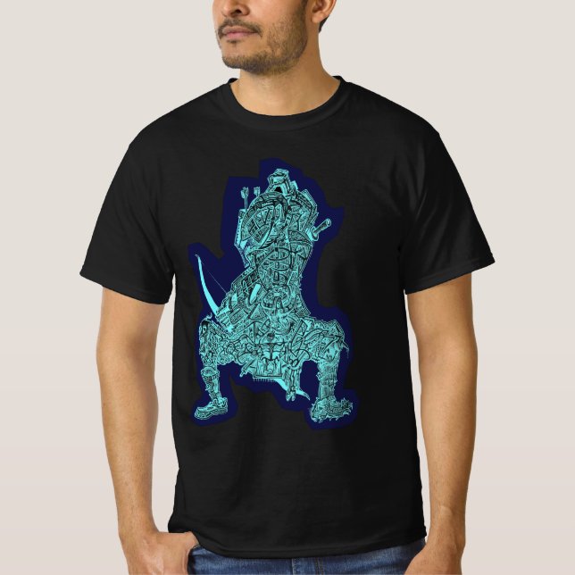 Samurai, av Brian Benson T Shirt (Framsida)