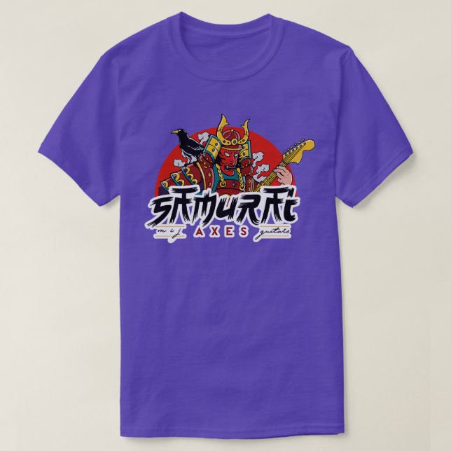 Samurai Axes Logotyp T Shirt (Design framsida)