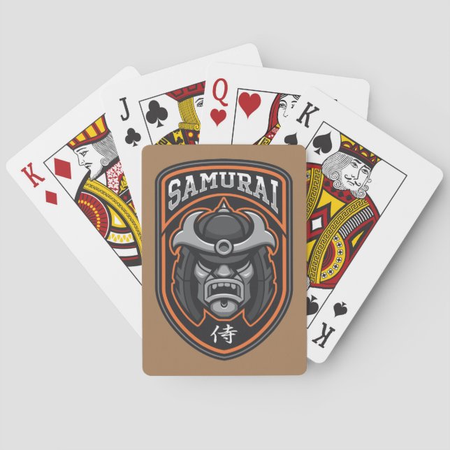 Samurai Badge Casinokort (Baksidan)