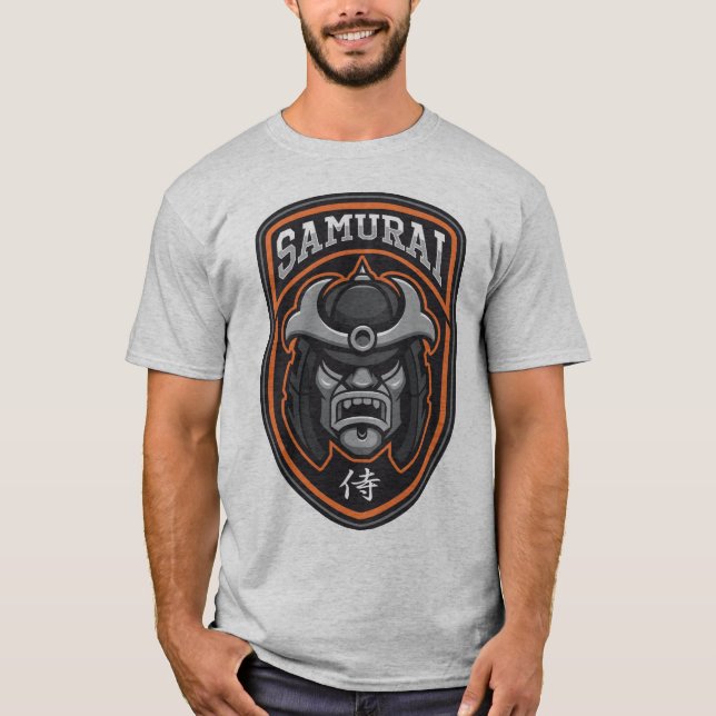 Samurai Badge T Shirt (Framsida)