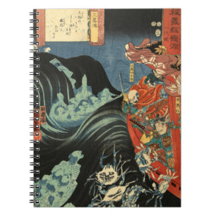 Samurai Battling Crabs and Spöken Anteckningsbok