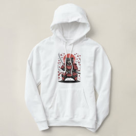 Samurai Bear Adult Pullover Hoodie T Shirt