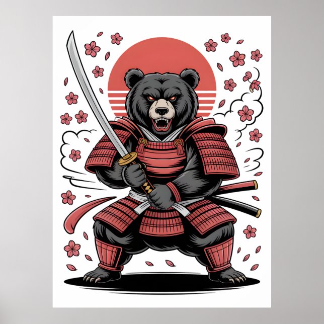 Samurai Bear  Poster (Framsidan)