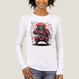 Samurai Bear  Tri-blend Long Sleeve Shirt T
