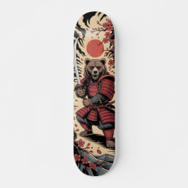 Samurai Bear warrior Skateboard