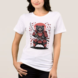 Samurai Bear  Women's Tri-blend T-Shirt
