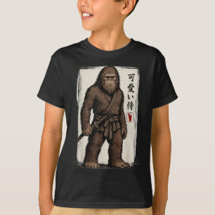 Samurai Bigfoot Japansk Art Anime Funny Manar Wome T Shirt