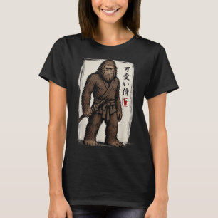 Samurai Bigfoot Japansk Art Anime Funny Manar Wome T Shirt