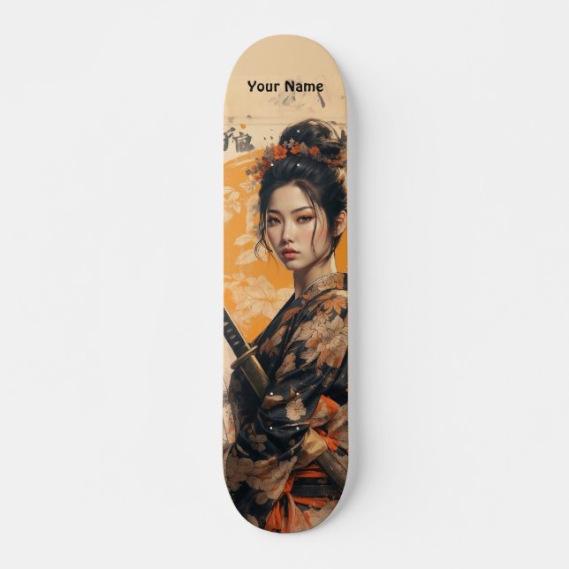 Samurai Bloom: Skateboard (Framsida)
