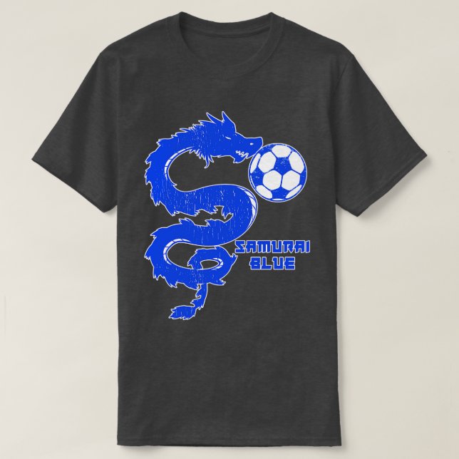 SAMURAI BLUE Japan Ocer T Shirt (Design framsida)