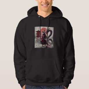 Samurai Bunny Rabbit Warrior japit Ninja Hoodie