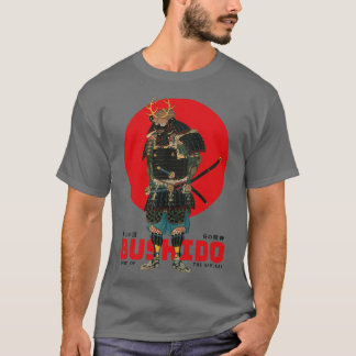 Samurai BUSHIDO japansk krigare T Shirt