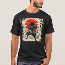 Samurai Cat Japansk cat Warrior animcat Japane