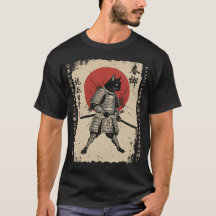 Samurai Cat Japansk cat Warrior animcat Japane