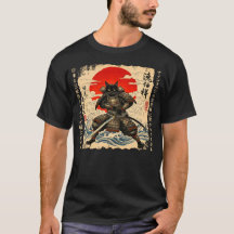 Samurai Cat Japansk cat Warrior animcat Japane