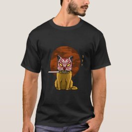 Samurai Cat - Katana Warrior Tee