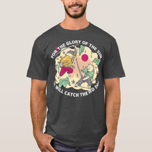 Samurai Cat Manga Ninja Cat Kawaii Cat Anime för T Shirt