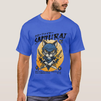 Samurai Cat Ninja Cat Assassin Warrior Cat fri T Shirt