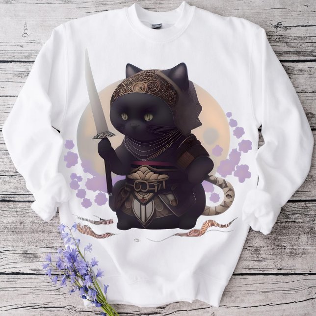 Samurai Cat Ninja Tee for Cat Lovers (Skapare uppladdad)