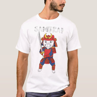 SAMURAI CAT T SHIRT