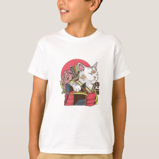 Samurai Cat - Vaporwave Cat T Shirt