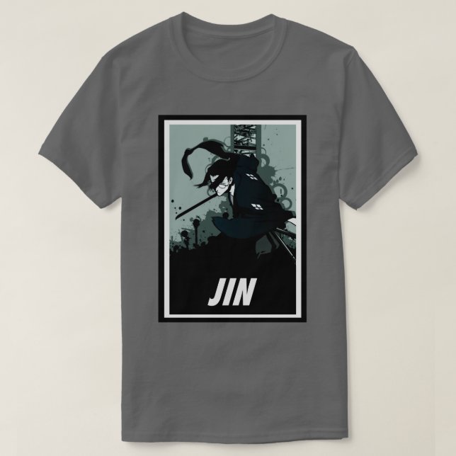 Samurai Champloo Jin Celeb T Shirt (Design framsida)