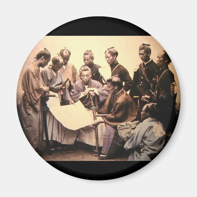 Samurai circa 1868-1869 magnet (Framsidan)