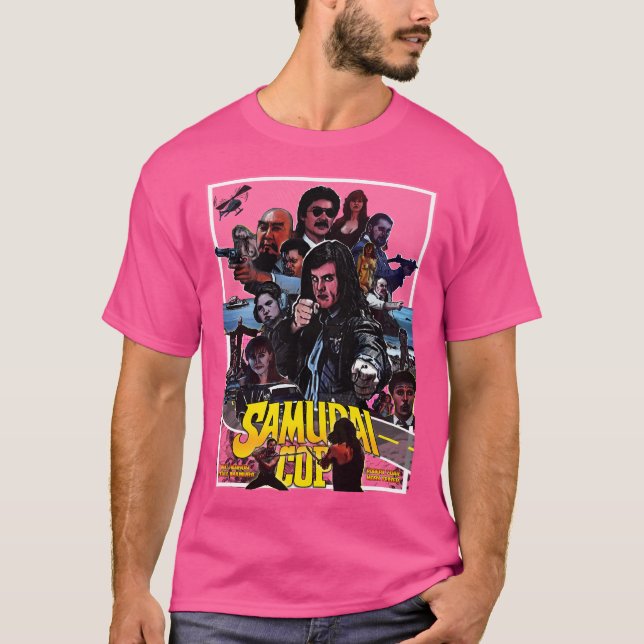 Samurai Cop T Shirt (Framsida)