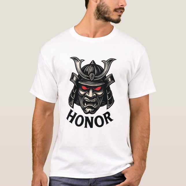 Samurai Courage and Honor T-Shirt (Framsida)