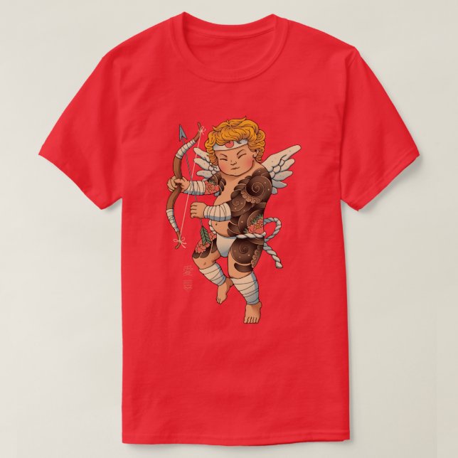 Samurai Cupid T Shirt (Design framsida)