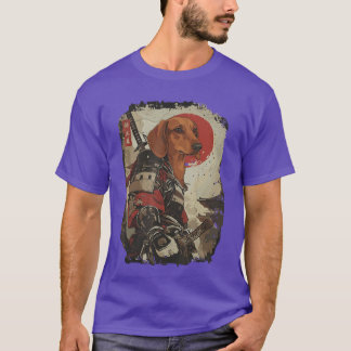 Samurai Dachshund Dog Lover Vintage Mens friends b T Shirt