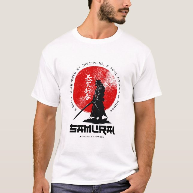 Samurai Discipline Warrior Tee (Framsida)
