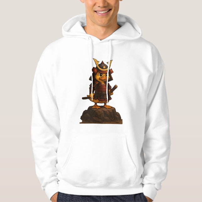Samurai Duck Warrior Hoodie (Framsida)