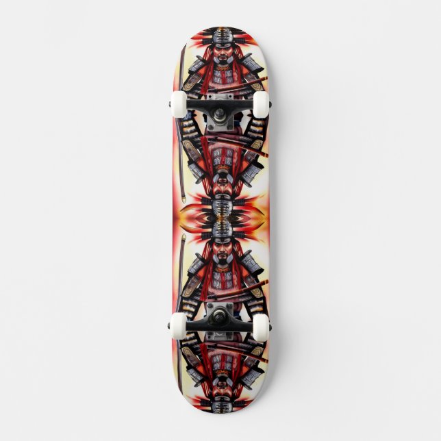 Samurai Elite Mini Skateboard Bräda 18,5 Cm (Framsida)