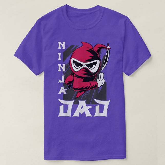 Samurai - Far Ninja Pappa T-Shirt Copy Copy Copy C (Design framsida)