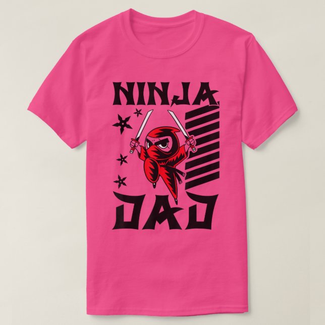 Samurai - Far Ninja Pappa T-Shirt Copy Copy Copy C (Design framsida)