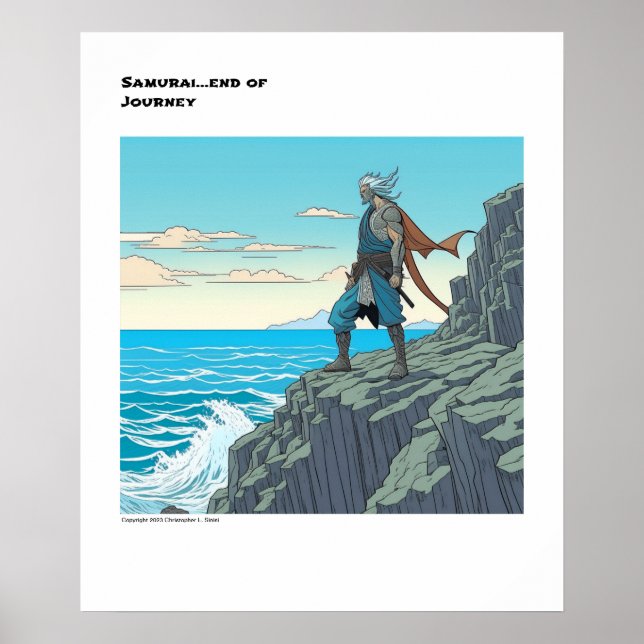 Samurai-färdens slut poster (Framsidan)