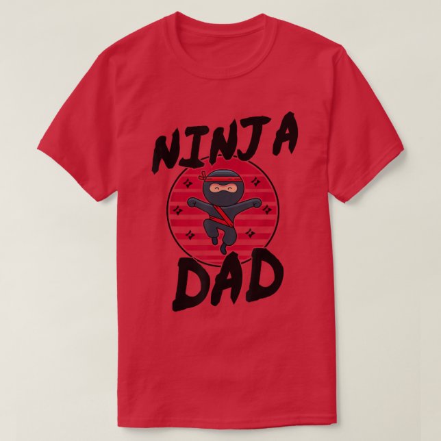 Samurai - Father Ninja Dad T-Shirt Copy Copy Copy  (Design framsida)