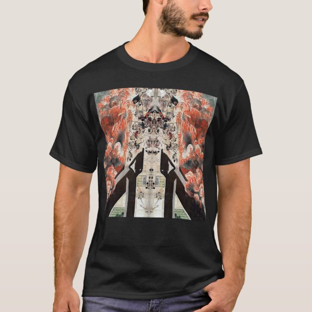 Samurai Feodal Krigare 1X00006 T Shirt (Framsida)