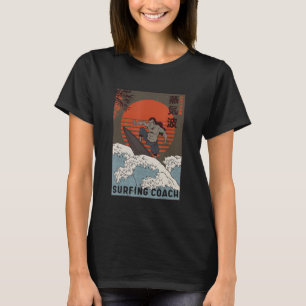 Samurai Fighter as Surfa Coach Summer Top Design T Shirt