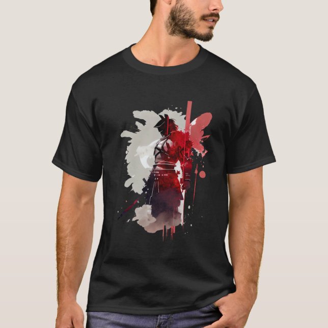 Samurai för manar & Women Ronin 5 T Shirt (Framsida)