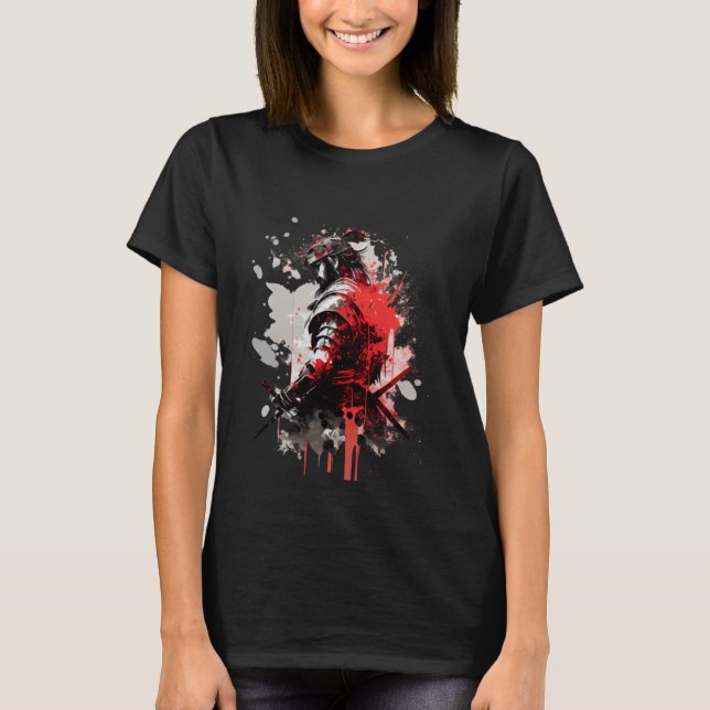 Samurai för manar & Women Ronin 6 T Shirt (Framsida)